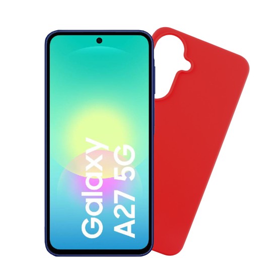 VOLTE-TEL SILICON TPU ΘΗΚΗ SAMSUNG A27 5G A276 6.7in CAMERA GUARD RED
