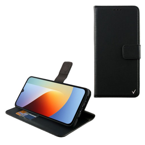 VOLTE-TEL ALLURE ΘΗΚΗ XIAOMI REDMI A7 PRO/POCO C81 PRO 4G 4G 6.9in MAGNET BOOK STAND CLIP BLACK