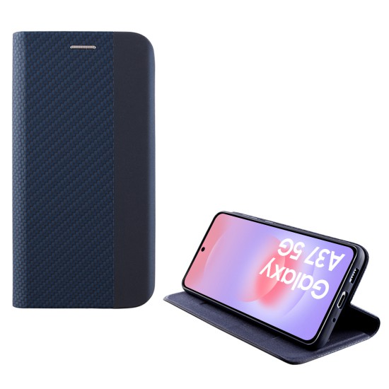 IDOL 1991 ELITE ΘΗΚΗ SAMSUNG A37 5G A376 6.7in ANTI-RFID BOOK STAND BLUE
