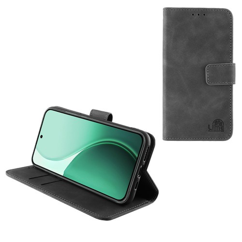 LIME ESSENTIAL ΘΗΚΗ OPPO RENO14 F 5G 6.57in MAGNET BOOK STAND CLIP GREY