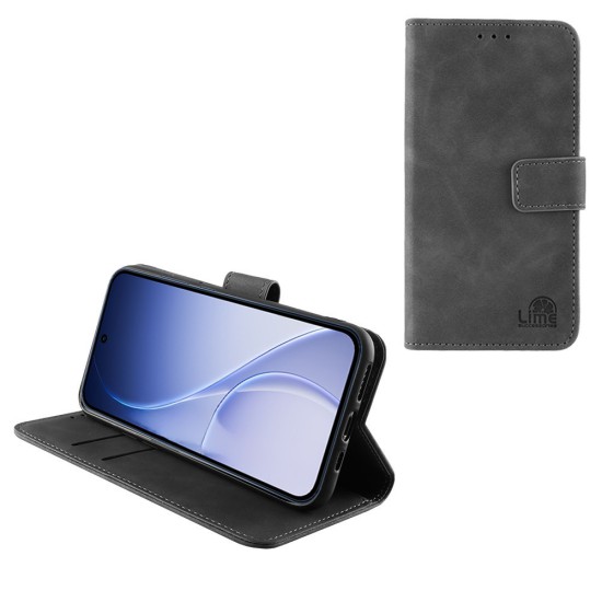 LIME ESSENTIAL ΘΗΚΗ OPPO RENO15 PRO 5G 6.32in MAGNET BOOK STAND CLIP GREY