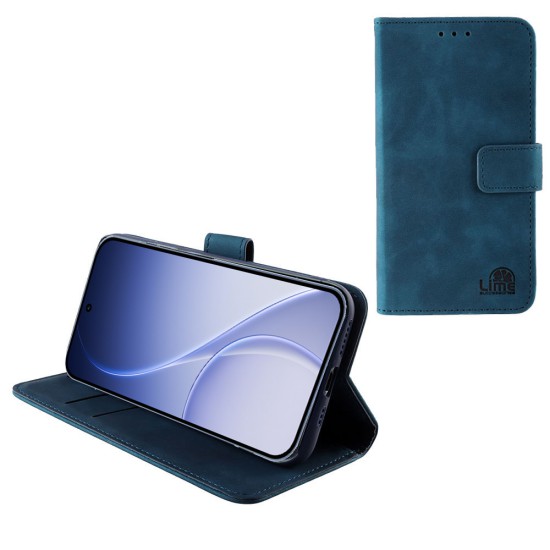 LIME ESSENTIAL ΘΗΚΗ OPPO RENO15 PRO 5G 6.32in MAGNET BOOK STAND CLIP DARK BLUE