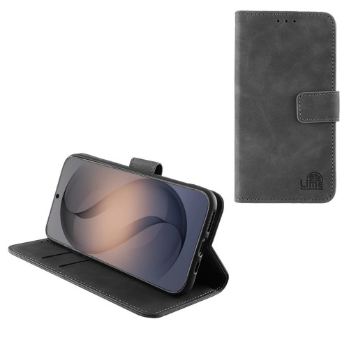 LIME ESSENTIAL ΘΗΚΗ SAMSUNG S26 ULTRA 5G S948 6.9in MAGNET BOOK STAND CLIP GREY