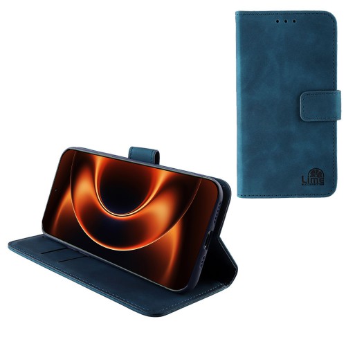 LIME ESSENTIAL ΘΗΚΗ XIAOMI 17 ULTRA 5G 6.9in MAGNET BOOK STAND CLIP DARK BLUE