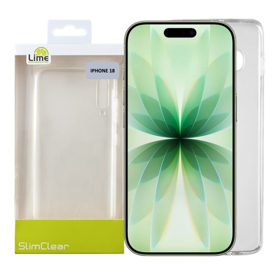 LIME SLIMCLEAR TPU ΘΗΚΗ IPHONE 18 6.3in CAMERA GUARD ΔΙΑΦΑΝΗ