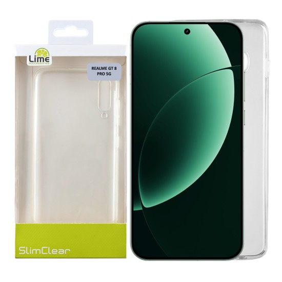LIME SLIMCLEAR TPU ΘΗΚΗ REALME GT 8 PRO 5G 6.79in CAMERA GUARD ΔΙΑΦΑΝΗ