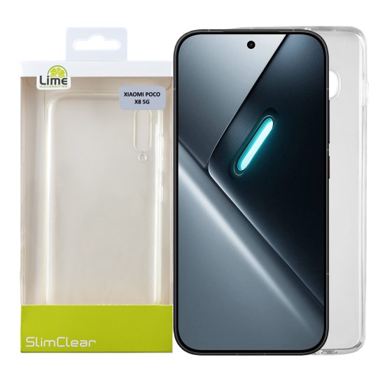 LIME SLIMCLEAR TPU ΘΗΚΗ XIAOMI POCO X8 5G 6.83in CAMERA GUARD ΔΙΑΦΑΝΗ