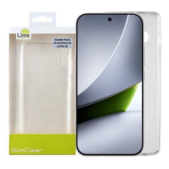 LIME SLIMCLEAR TPU ΘΗΚΗ XIAOMI POCO F9 5G/POCO F9 ULTRA 5G 6.9in CAMERA GUARD ΔΙΑΦΑΝΗ