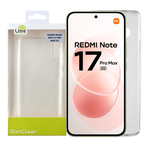 LIME SLIMCLEAR TPU ΘΗΚΗ XIAOMI REDMI NOTE 17 PRO MAX 5G 6.83in FULL CAMERA PROTECTION ΔΙΑΦΑΝΗ