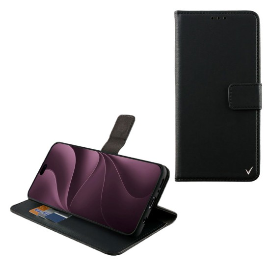 VOLTE-TEL ALLURE ΘΗΚΗ IPHONE 18 PRO 6.3in MAGNET BOOK STAND CLIP BLACK