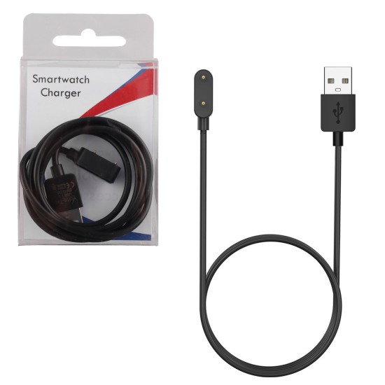 VOLTE-TEL ΚΑΛΩΔΙΟ ΦΟΡΤΙΣΗΣ USB-A ΓΙΑ HUAWEI BAND 11 PRO 1.62" VT854 1m BLACK