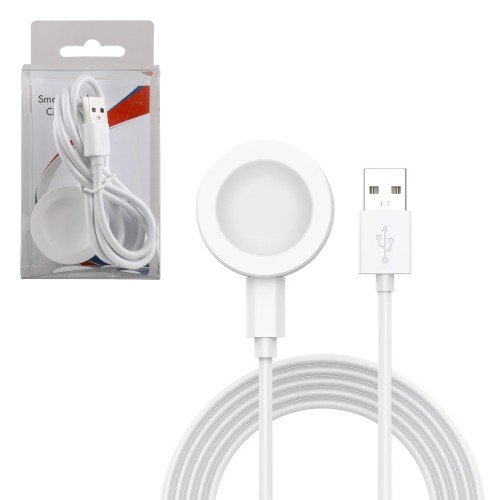 VOLTE-TEL ΑΣΥΡΜΑΤΟΣ ΦΟΡΤΙΣΤΗΣ USB-A ΓΙΑ HUAWEI WATCH2/GT/GT3/GT4/GT5/GT6/GT7/WATCH3/3PRO/RUNNER/ULTIMATE/FIT4PRO VT856 1m WHITE