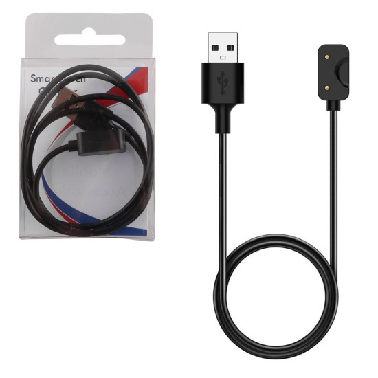 VOLTE-TEL ΑΣΥΡΜΑΤΟΣ ΦΟΡΤΙΣΤΗΣ ΜΕ ΚΑΛΩΔΙΟ USB-A ΓΙΑ SAMSUNG WATCH FIT 3 R390 VT857 1m BLACK