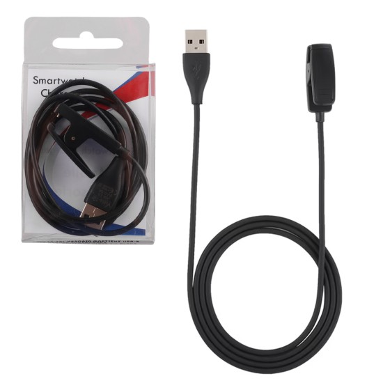 VOLTE-TEL ΚΑΛΩΔΙΟ ΦΟΡΤΙΣΗΣ USB-A ΓΙΑ GARMIN FORERUNNER 35/645/S20/LILY2 VT859 1m BLACK