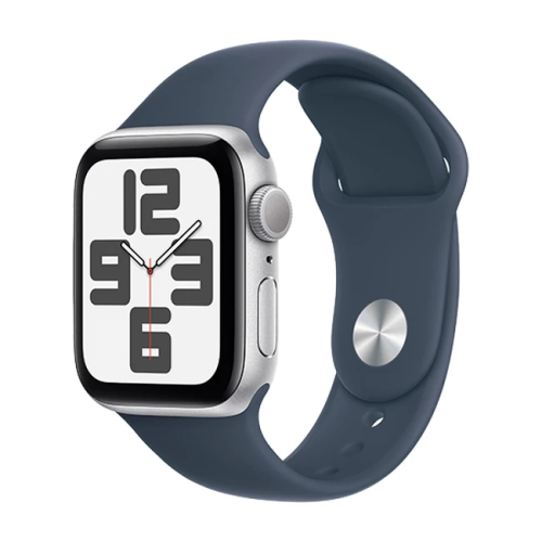 Apple Watch SE GPS + Cellular 44mm Silver With Blue Sport Band M/L-EU