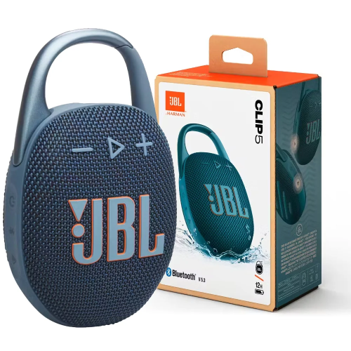 JBL Clip 5 Wireless Bluetooth Speaker Blue- EU