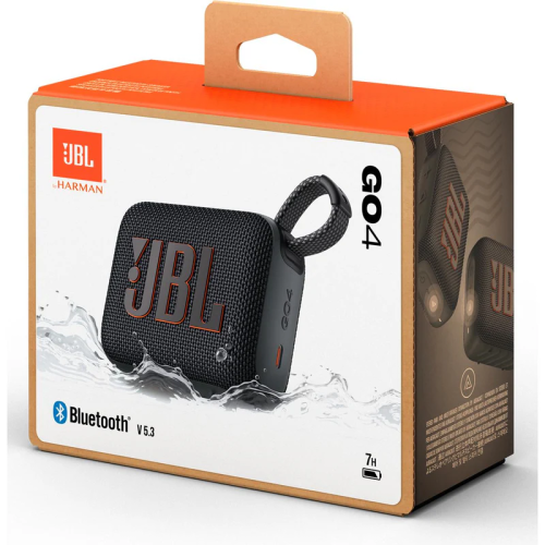 JBL Go 4 Bluetooth Wireless Speaker Black- EU
