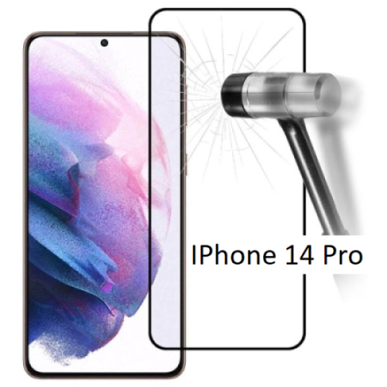 Full Face Tempered Glass For Apple iPhone 14 Pro