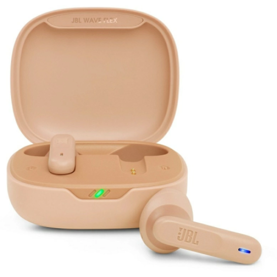 JBL Wave Flex True Wireless Ear-Buds Headphones Beige-EU