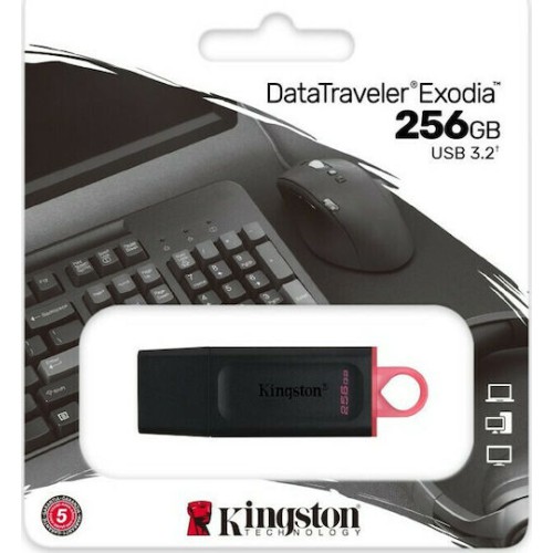 Kingston USB Flash DataTraveler Exodia 256GB USB 3.2 Black