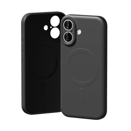 Black Silicone Magsafe case for iPhone 17