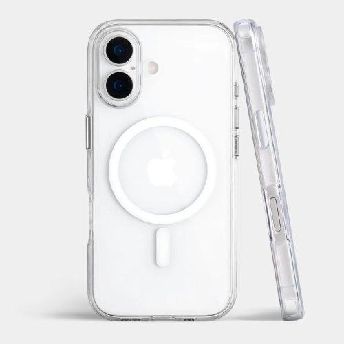 Clear Case with White MagSafe for iPhone 15