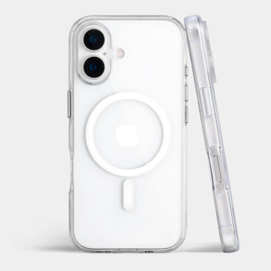 Clear Case with White MagSafe for iPhone 15