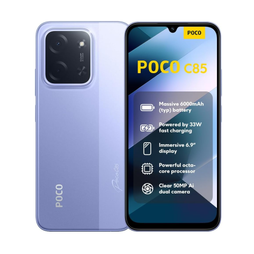 Xiaomi Poco C85 NFC 8GB Ram 256GB Purple Dual Sim 4G-EU
