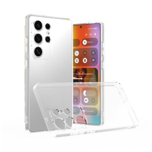 L. Silicone Transparent Case for Samsung Galaxy S25 Ultra