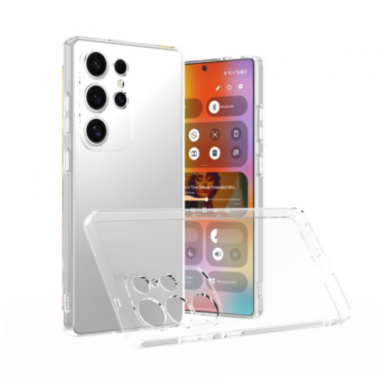 L. Silicone Transparent Case for Samsung Galaxy S25 Ultra