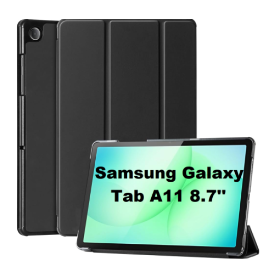 M. Flip Black Case for Samsung Tab A11 8.7''