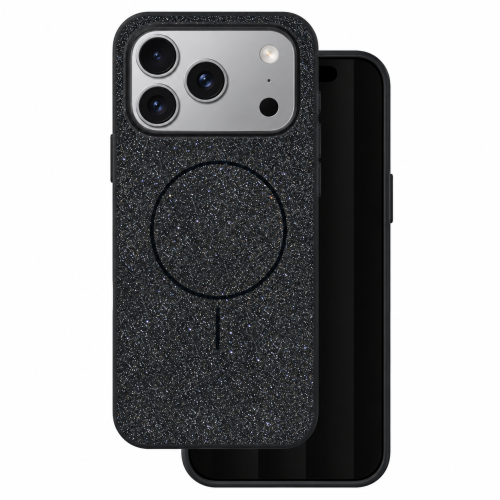 Glitter Black Case with MagSafe for iPhone 17 Pro/ 18 Pro