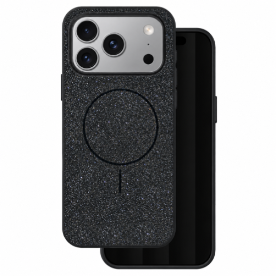 Glitter Black Case with MagSafe for iPhone 17 Pro/ 18 Pro