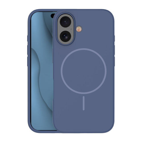 Velvet Dark Blue Case with MagSafe for iPhone 16