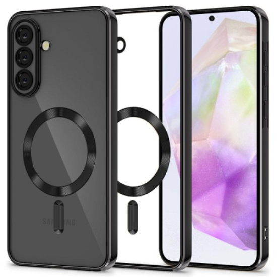 B. Clear Case with Black MagSafe for Samsung Galaxy A17 4G/ A17 5G/ A26/ A18