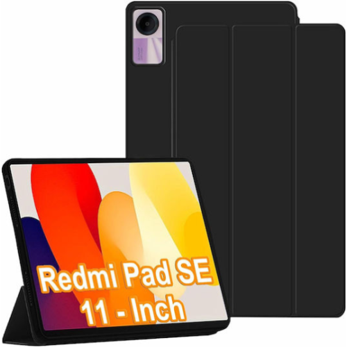 O. Flip Black Case for Xiaomi Redmi Pad SE 11''