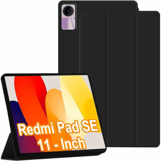 O. Flip Black Case for Xiaomi Redmi Pad SE 11''