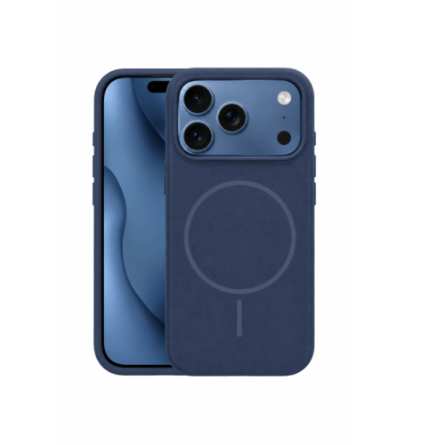 Velvet Dark Blue Case with MagSafe for iPhone 17 Pro/ 18 Pro