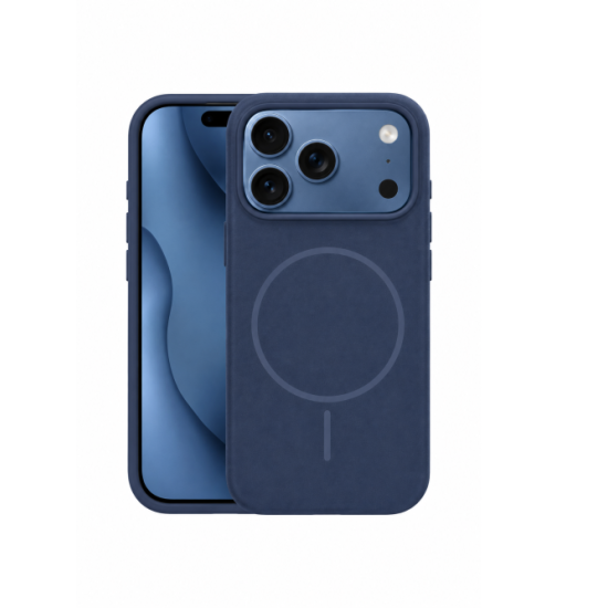 Velvet Dark Blue Case with MagSafe for iPhone 17 Pro Max / 18 Pro Max