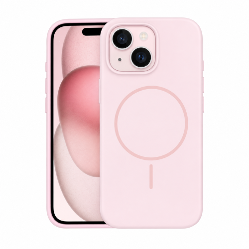 Velvet Pink Case with MagSafe for iPhone 15