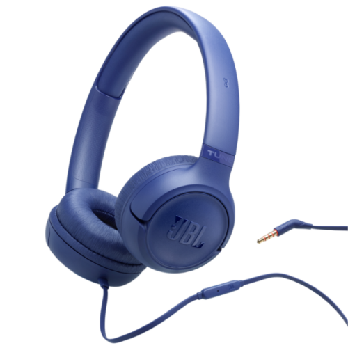 JBL Tune 530 On-Ear Wired Headphones Blue- EU
