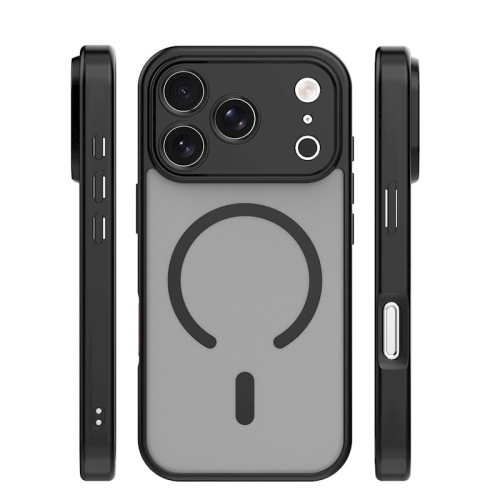 Black Case with Frame and MagSafe for iPhone 17 Pro Max / 18 Pro Max