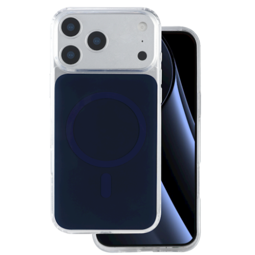 Blue Crystal Case with MagSafe for iPhone 15