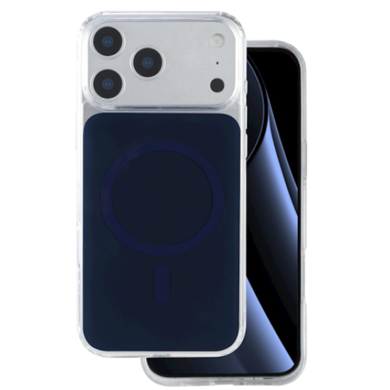 Blue Crystal Case with MagSafe for iPhone 15