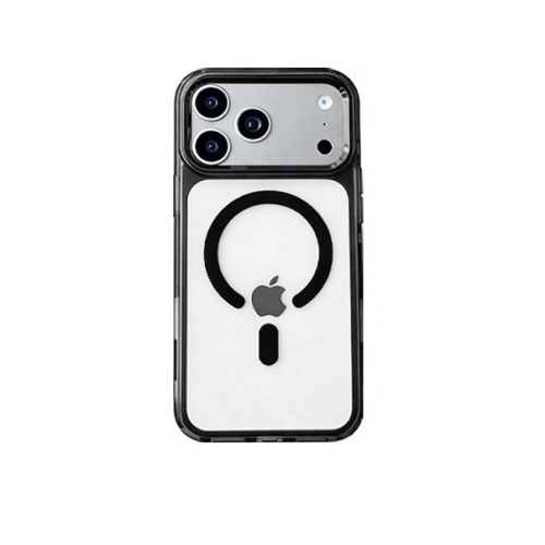 ObaStyle Clear Black Case with MagSafe for iPHONE 15