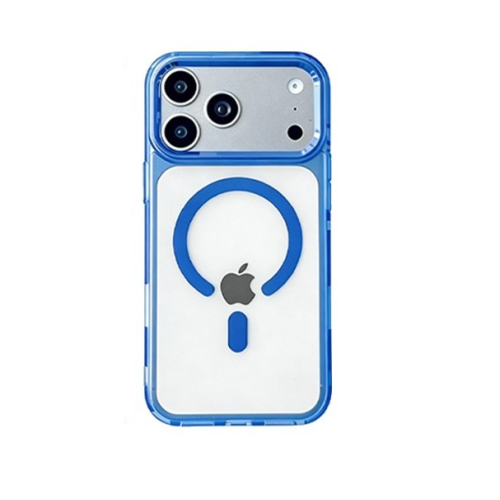 ObaStyle Clear Blue Case with MagSafe for iPHONE 17
