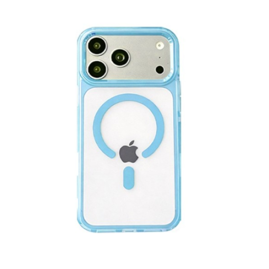 ObaStyle Clear Light Blue Case with MagSafe for iPHONE 16