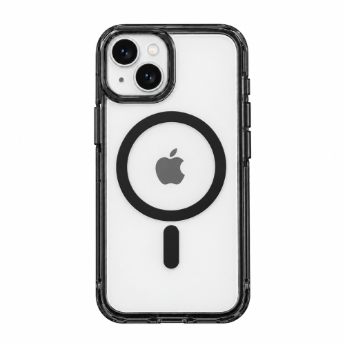 ObaStyle Clear Black Case with MagSafe for iPHONE 13/ iPHONE 14