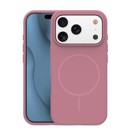 Velvet Dusty Pink Case with MagSafe for iPhone 15