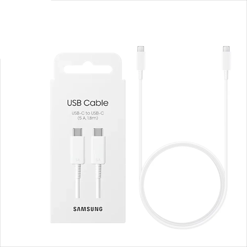 Samsung Cable Usb-C to Usb-C 5A 1.8m White- EU